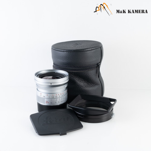 Leica Elmarit-M 24mm/F2.8 ASPH Silver Lens Yr.1999 Germany 11898 #278