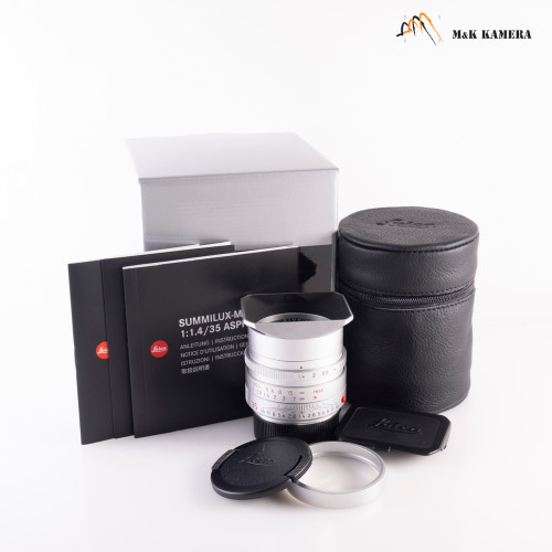 Leica Summilux-M 35mm F/1.4 ASPH / FLE Silver Lens Germany 11675 #423