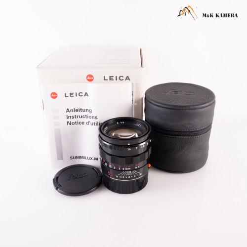 Leica Summilux-M 50mm F/1.4 Pre-A Black Paint Lens Yr.2004 Germany 11623 #717