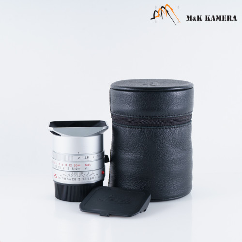 Leica Summicron-M 35mm F/2.0 ASPH V2 Silver Lens Germany 11674 #025