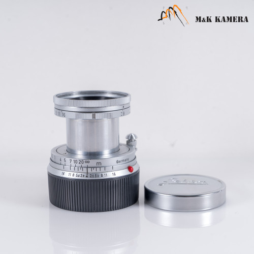LEITZ Leica Elmar M 50mm F/2.8 Ver.I Silver Lens Yr.1958 Germany #10703
