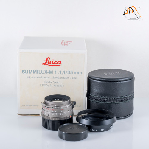 Leica Summilux M 35mm F/1.4 Pre-A Titanium Lens Yr.1991 Germany 11860 #23624