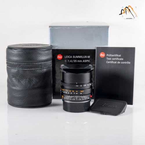 Leica Summilux-M 35mm F/1.4 ASPH/ FLE Black Lens Germany 11663 #11599