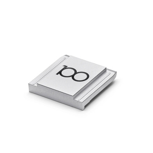 Brand New Leica Hot Shoe Cover, Brass, silver chrome Silver 100 YEARS