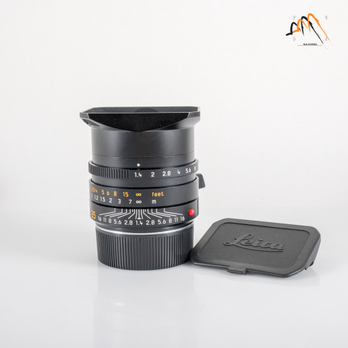 Leica Summilux-M 35mm F/1.4 ASPH/ FLE Black Lens Germany 11663 #23803