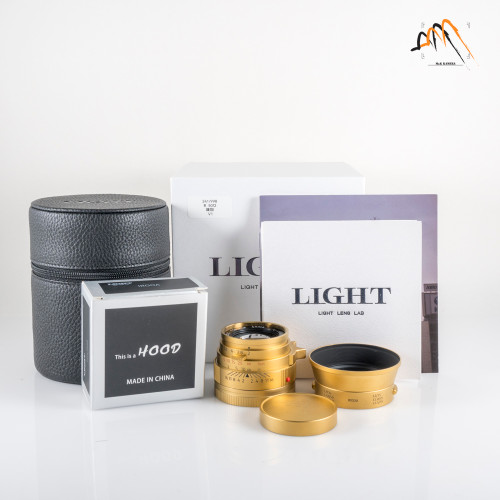 LIGHT LENS LAB V2LC-M 50mm F/2 Gold Lens China #88658