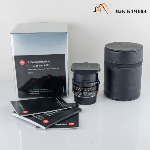 Leica Summilux-M 35mm F/1.4 ASPH/ FLE Black 11663 boxed 11663 #11935