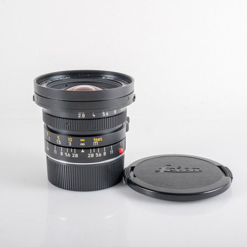 Leica Elmarit M 21mm F/2.8 E60 Pre-A Black 6 bit coded #23859