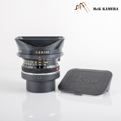 LEITZ Leica Super-Angulon M 21mm F/3.4 Ser.VII Black Lens Yr.1971 Germany #23862