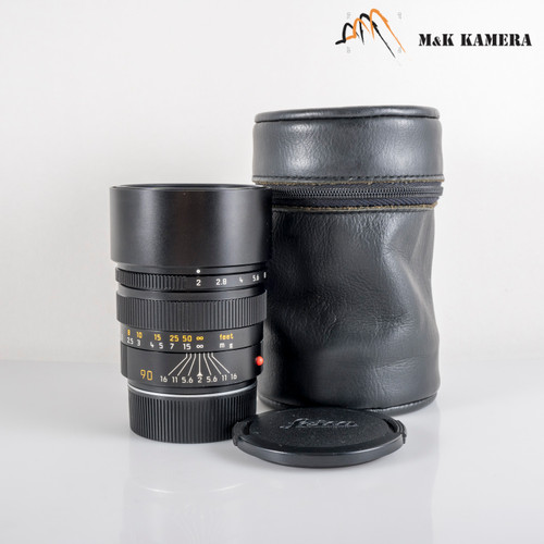 Leica Summicron-M 90mm/F2.0 E55 Pre-Asph/ Ver.II Black Lens Yr.1992 Canada 11136 #88716