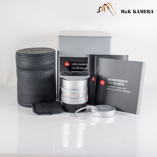 Leica Summicron-M 35mm F/2.0 ASPH V2 Silver Lens Germany 11674 #88907