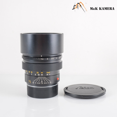 LEITZ Leica Summilux-M 75mm F/1.4 Ver.II Lens Yr.1982 Canada 11815 #23888