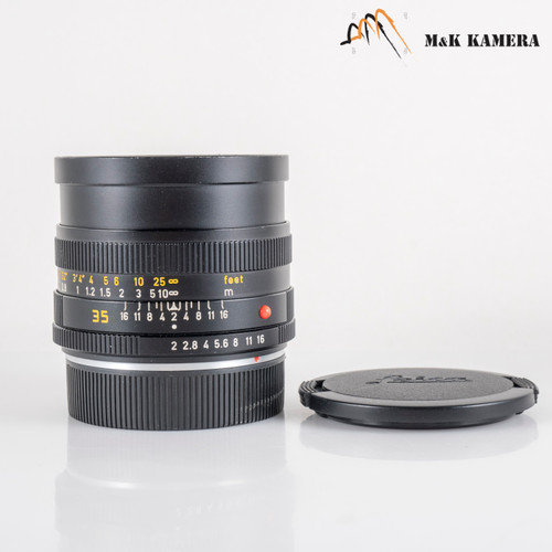 LEITZ Leica Summicron-R 35mm F/2.0 E55 Ver.II V.2 Black Lens Yr.1981 #12029