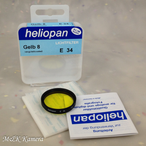 Heliopan 34 Yellow Gelb 8 Filter #829