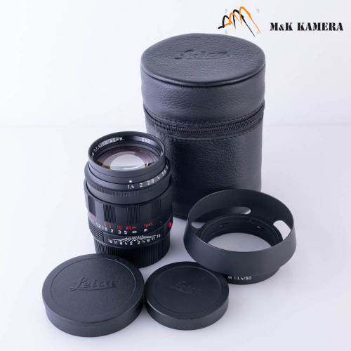 【未使用】LEICA SUMMILUX 50mm Black chrome Leica Summilux-M 50mm F/1.4 ASPH Black Chrome Lens Germany 11688