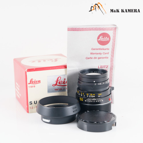 Leica Summicron-M 50mm F/2.0 1913-1983 boxed #10394 - M & K Kamera