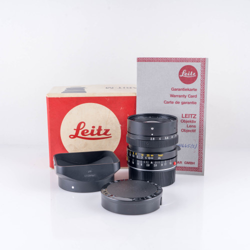 元箱付き Leica Elmarit M 28mm f2.8 11804 Leica Elmarit-M 28mm/F2.8 Ver.III tiger paw boxed 11804