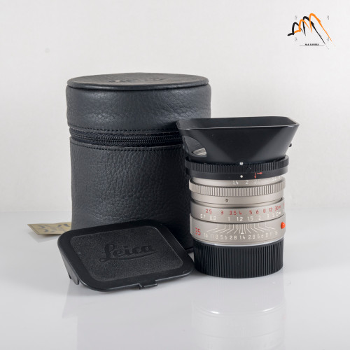 Summilux M35mm f1.4 ASPH. 11859 Titanチタン Leica Summilux-M 35mm F/1.4 ASPH Titan Lens Yr.1996 Germany 11859