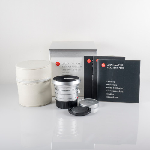 Leica Elmarit-M 28mm F/2.8 E39 Asph 11664 Silver Lens Yr.2009
