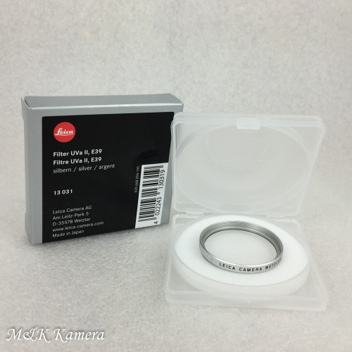 Leica E39 39mm UVa II Silver 13031 Filter #031 - M & K Kamera 