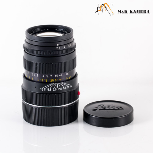 LEITZ Leica Tele-Elmarit-M 90mm/F2.8 E39 Ver.II V2/ Slim Lens Yr 