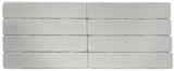 Bridgewood Ceramic Rustic 2x10 White Glossy Bridgewood Ceramic Rustic 2x10 White Glossy