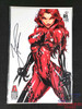 I Make Boys Cry #1 Carnage Cosplay Red Series Con Exclusive Trade  Jamie Tyndall 2022 Signed