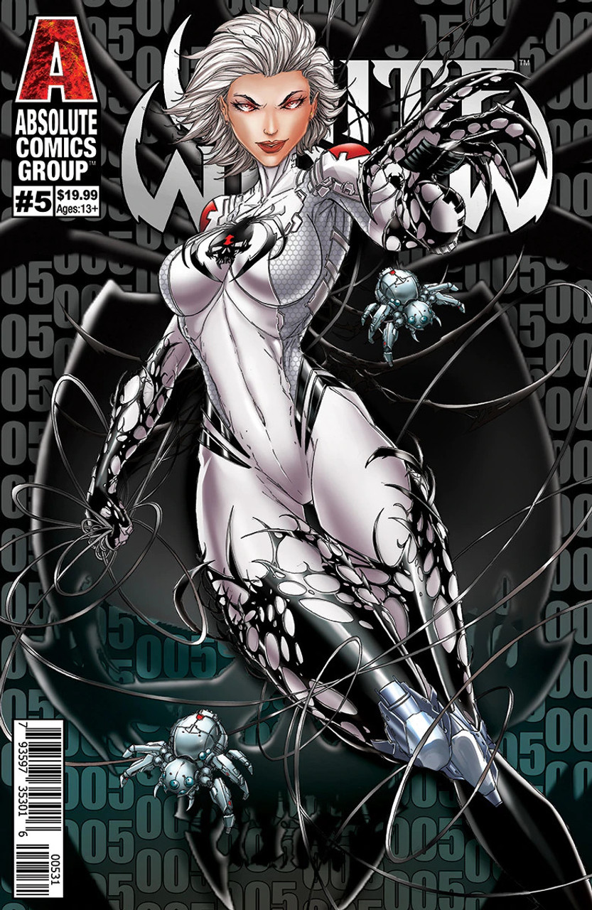 White Widow #5 Lenticular Variant Cover  Jamie Tyndall 2020 