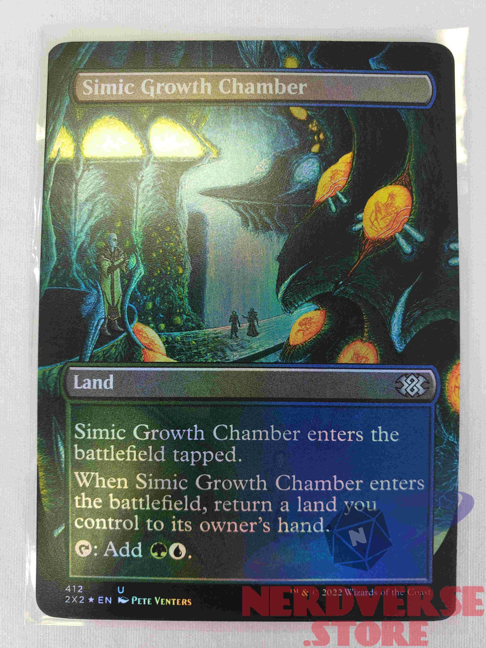 Simic Growth Chamber # 331 Borderless Foil - M:tG - Double Masters 2022 - Uncommon
