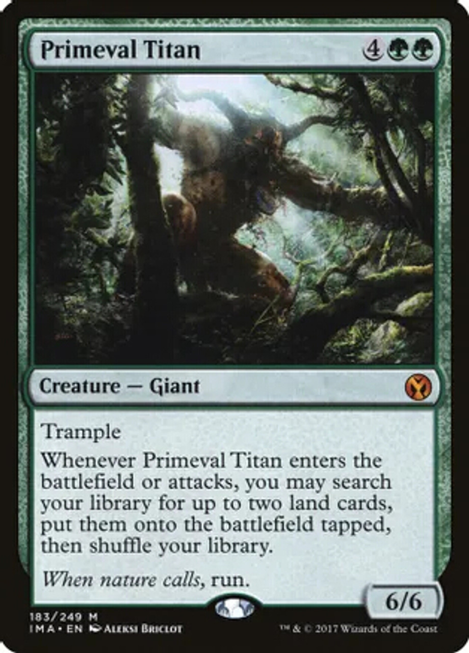 Primeval Titan # 183 - M:tG - Iconic Masters - Mythic Rare