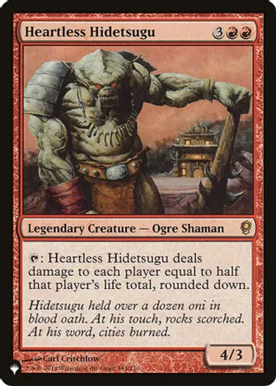 Heartless Hidetsugu #144 - MtG - The List - Rare