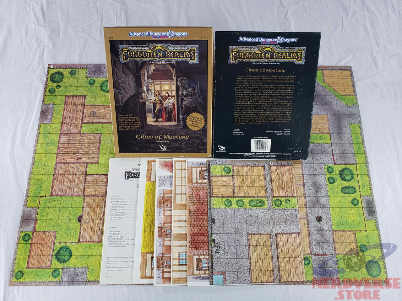 FR8 Cities of Mystery 9262 Unpunched! - Forgotten Realms D&D  