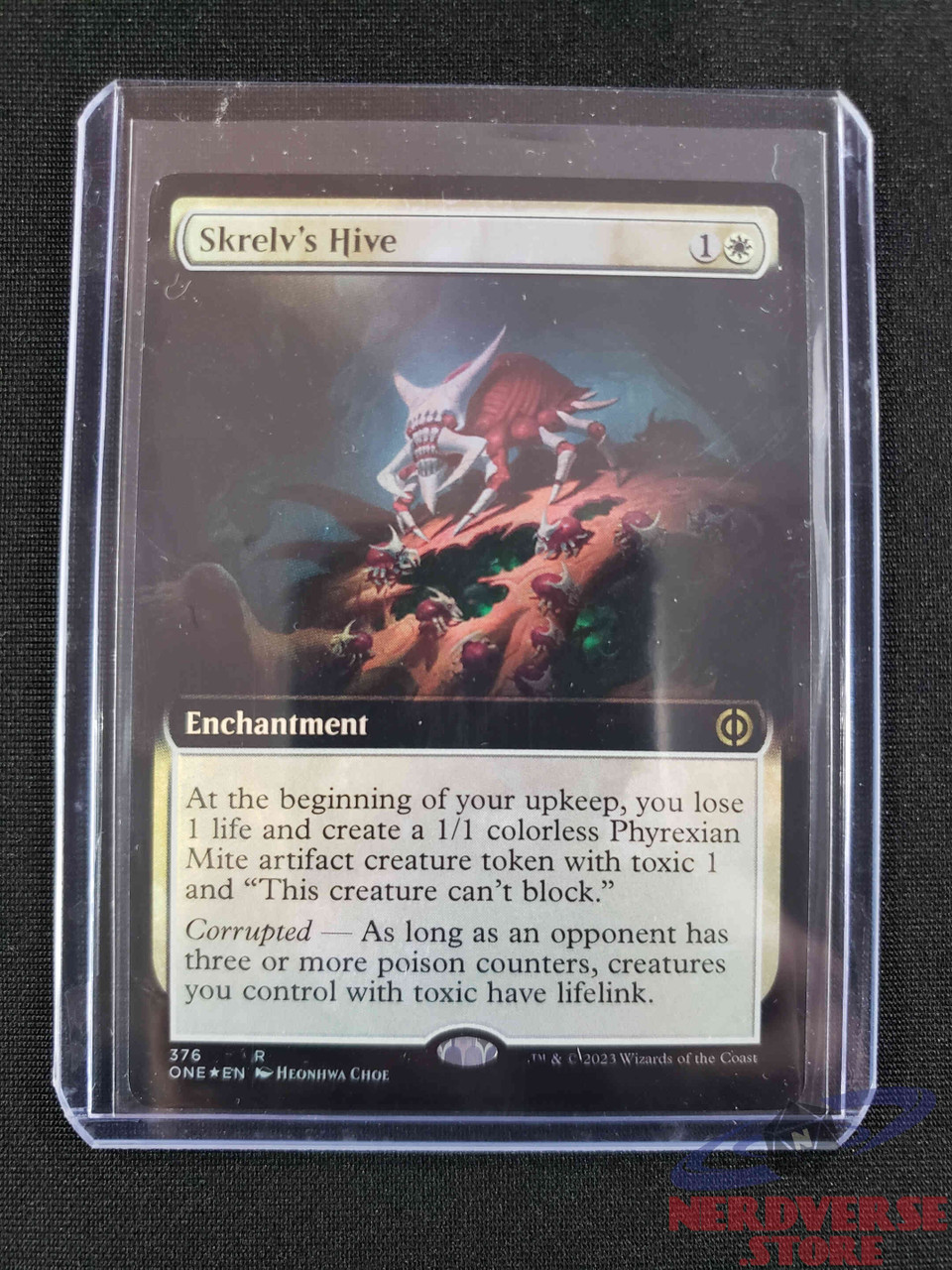 Skrelv's Hive #376 Extended Art Foil - MtG - Phyrexia All WIll Be One - R