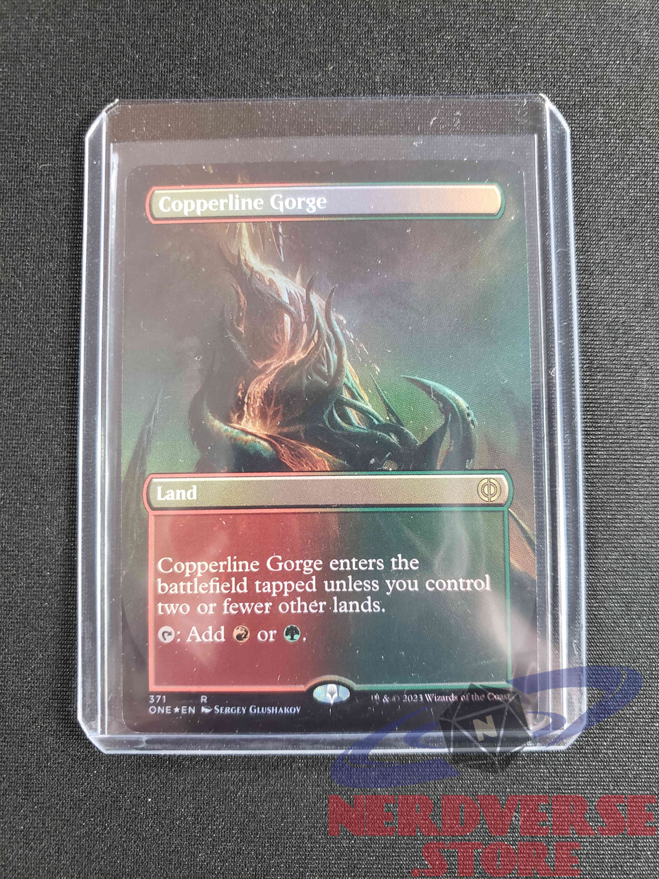 Copperline Gorge #371 Borderless Foil - MtG - Phyrexia All Will Be One - R