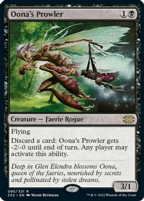 Oona's Prowler # 85 Foil - MtG - Double Masters 2022 - R