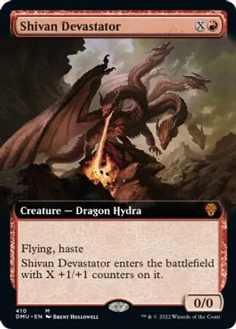 Shivan Devastator # 410 Extended Art - MtG - Dominaria United - Mythic