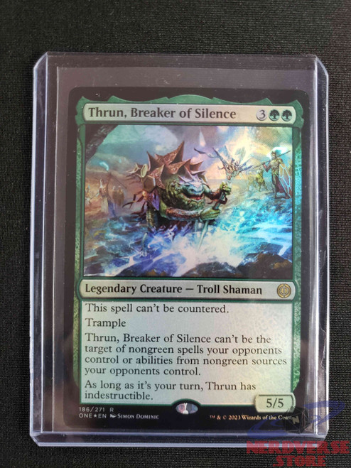 Thrun, Breaker of Silence #186 Foil - MtG - Phyrexia All WIll Be One - R