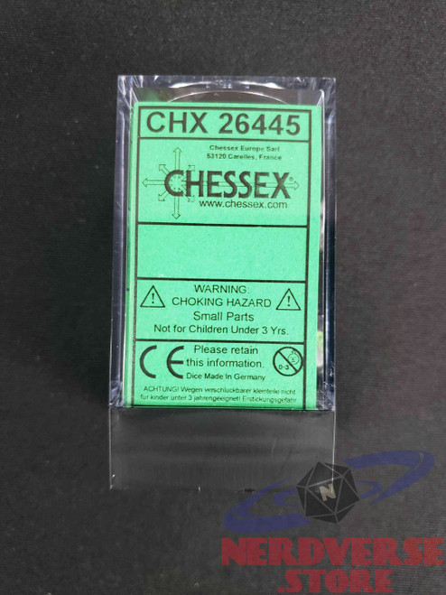 Chessex Gemini Polyhedral Black-Grey/Green
