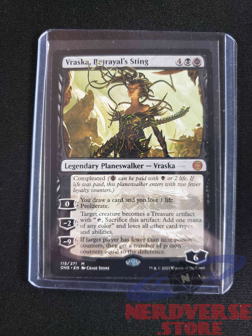 Vraska Betrayal's Sting #115 - MtG - Phyrexia All Will Be One - M