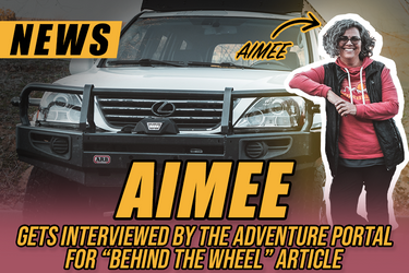 The Adventure Portal Interviews Aimee for "Behind the Wheel" Article