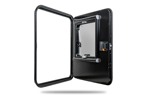 915x660mm Arctic Tern Adventure Entry Door - All Black