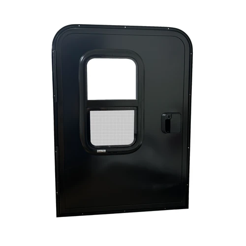 [Blemished] 915x660mm Arctic Tern Adventure Entry Door - Right Hinge - All Black