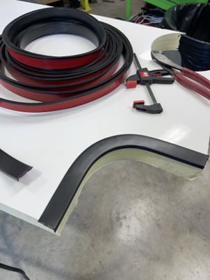 TRIM-LOK Edge Trim Example