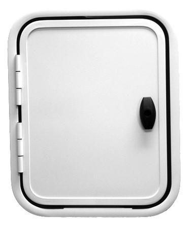500x400mm w/Left Hinge & 1 Gas Strut - Arctic Tern Cargo Door