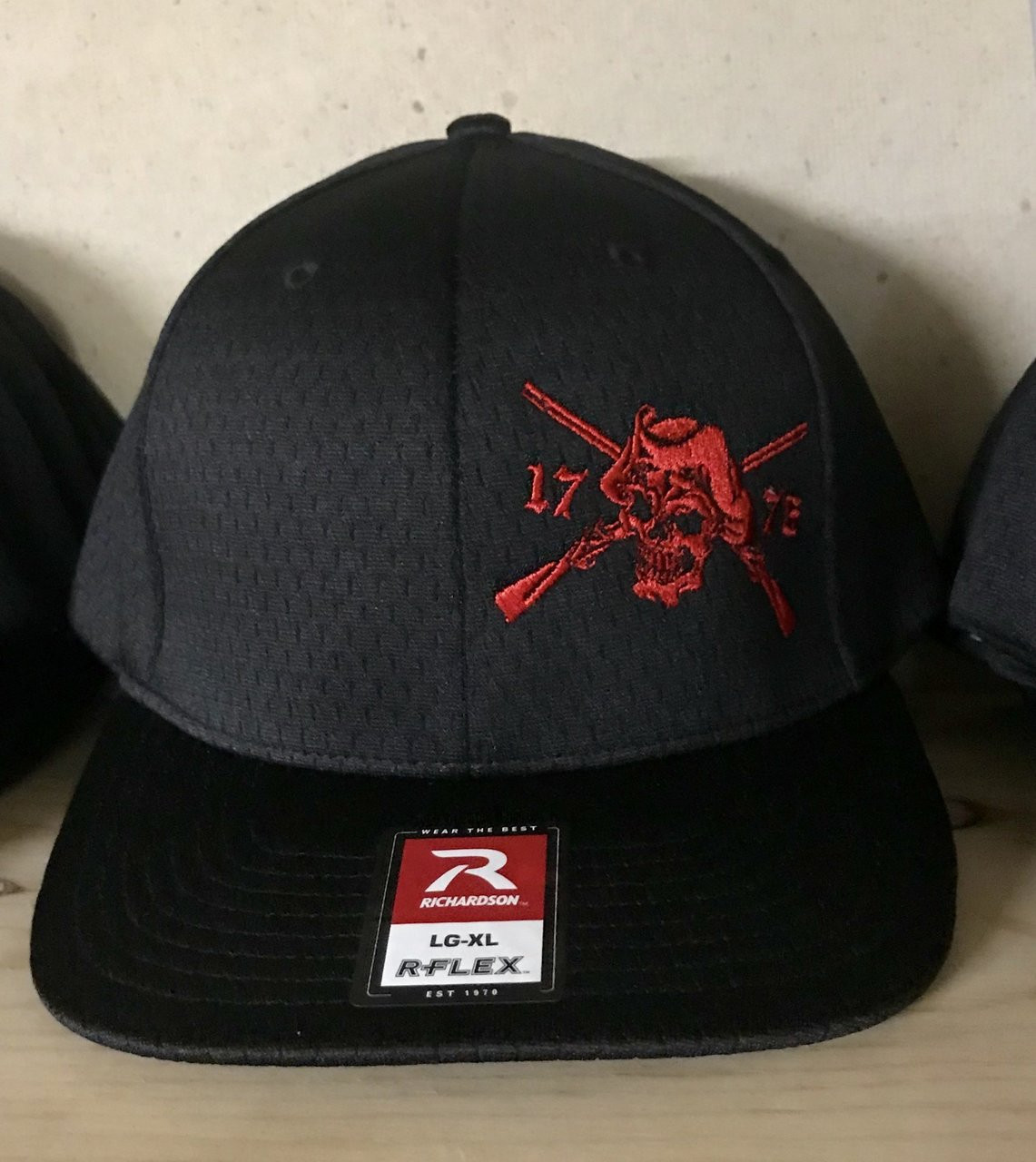 SOLGW Black Fitted Hat w/Red Logo CS01