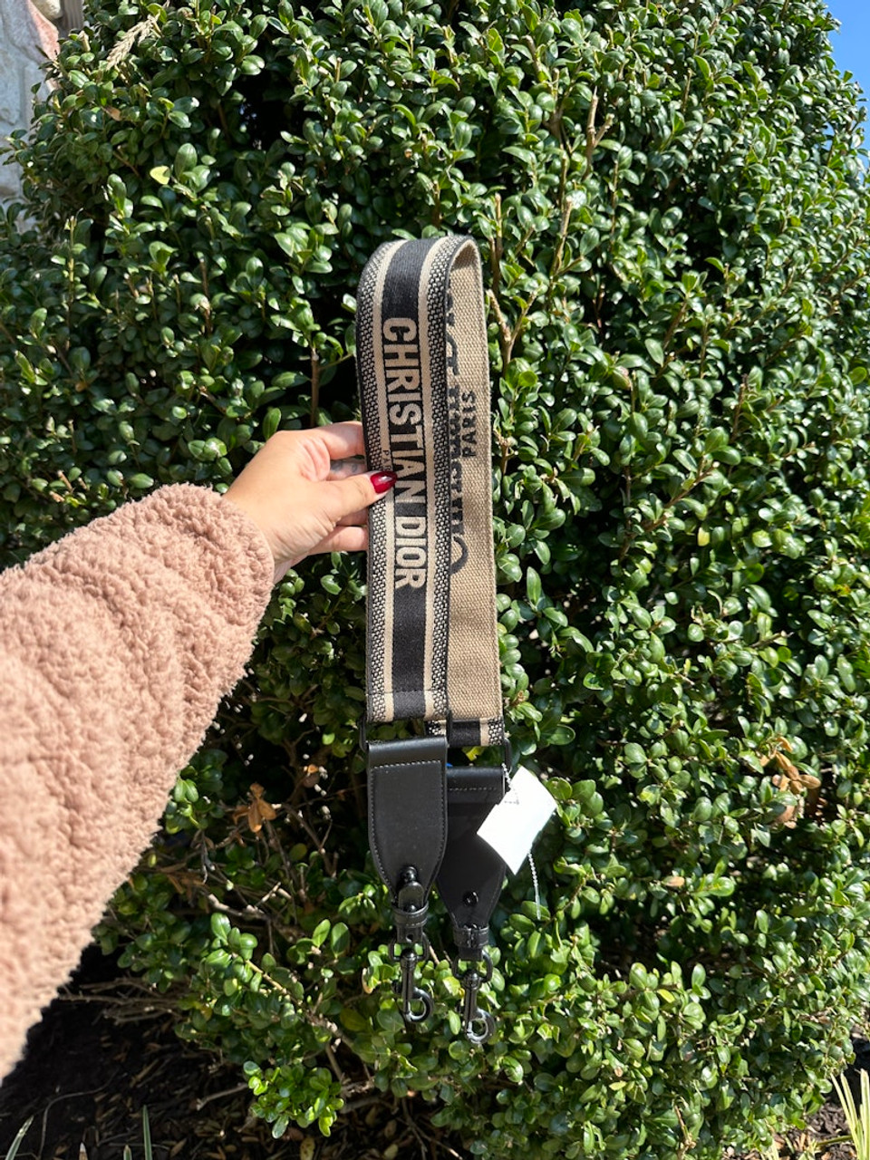 Used Christian dior logo bag strap