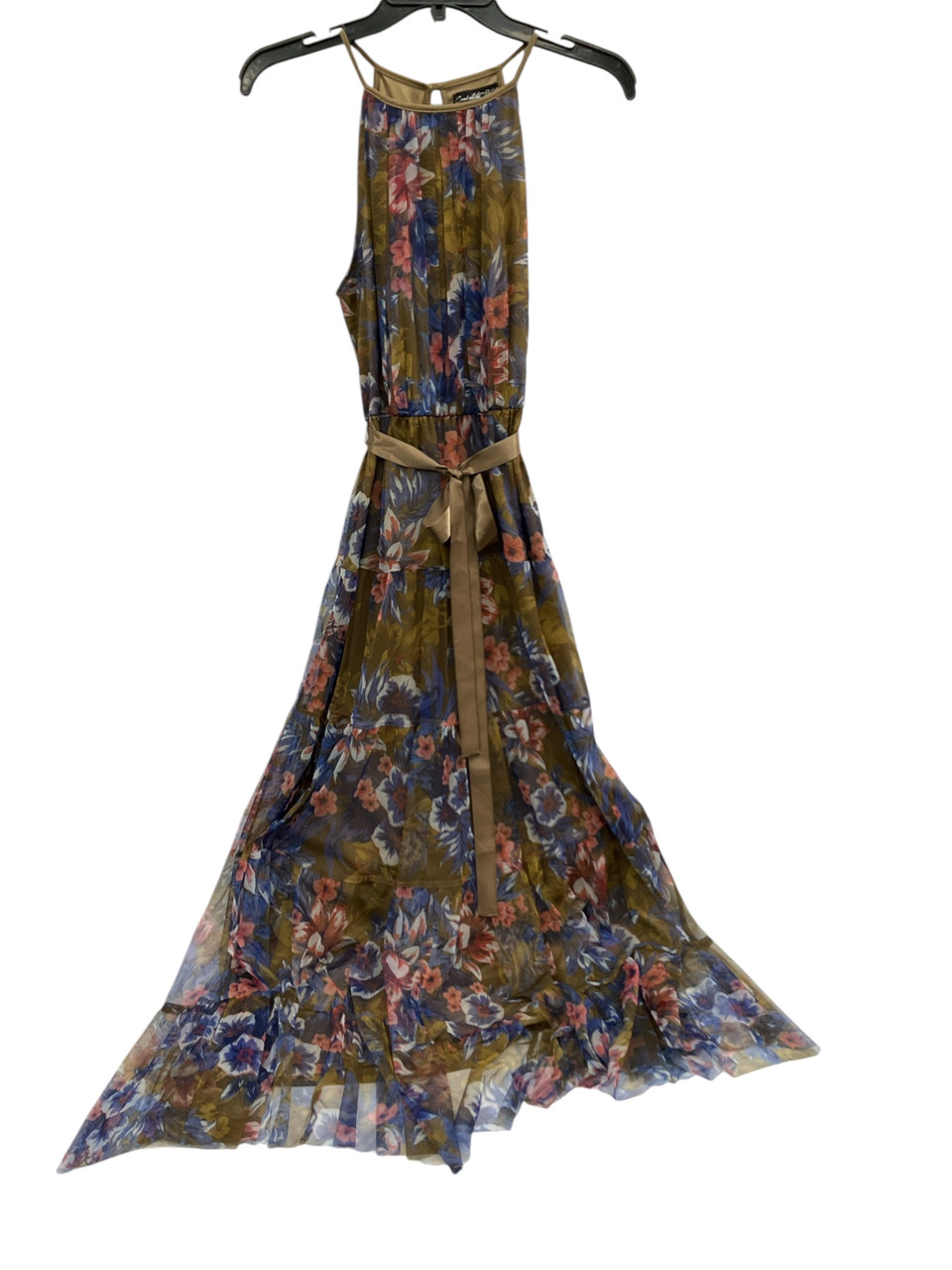 candalite blue dress hibiscus joy blue hawaiian muumuu