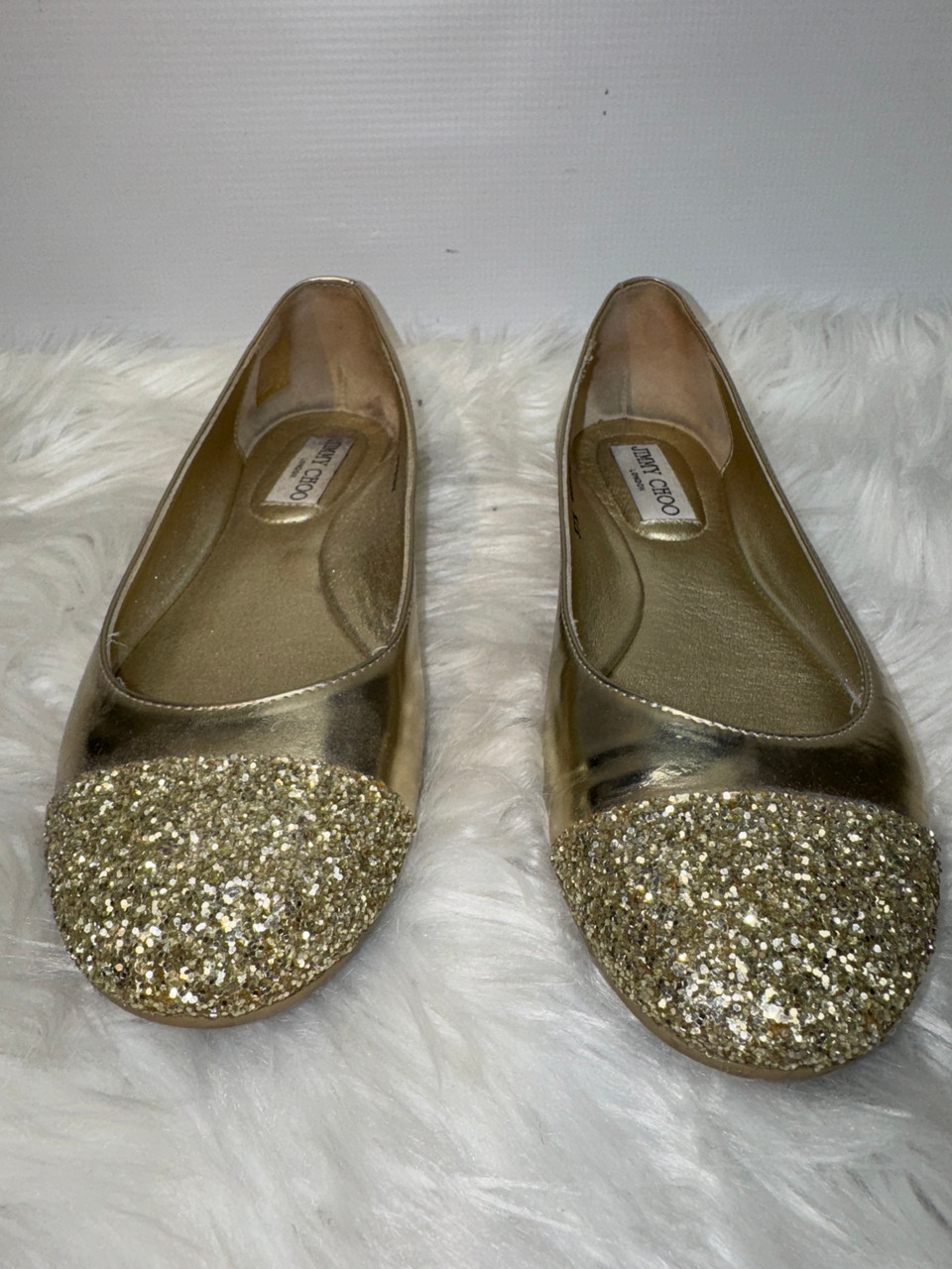 Ameri Vintage パンプス　UND BIJOU FLAT PUMPS Used Jimmy Choo Flats 7.5