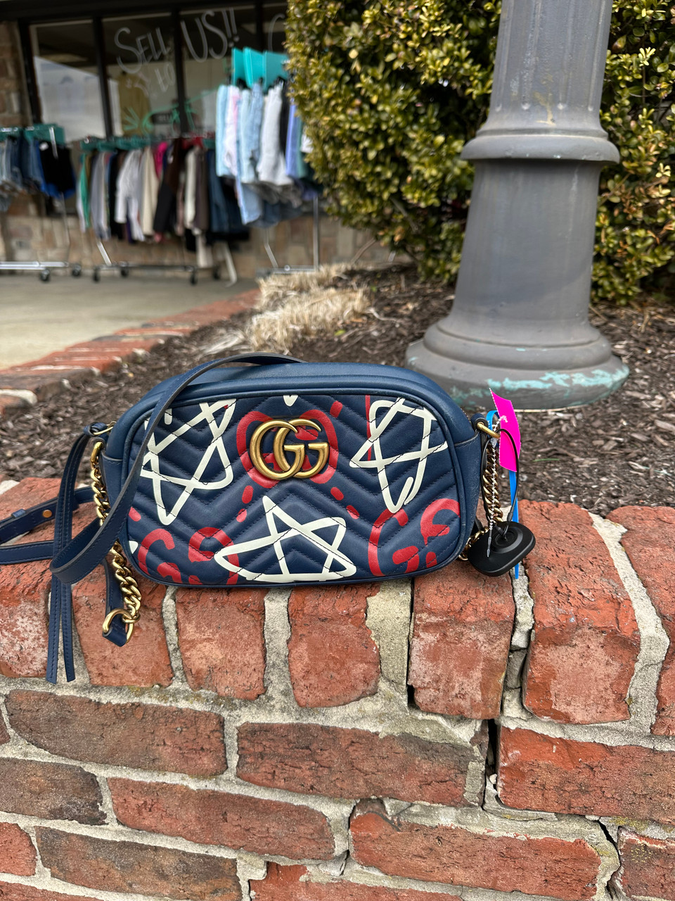 Used Gucci GG Marmont Star Crossbody
