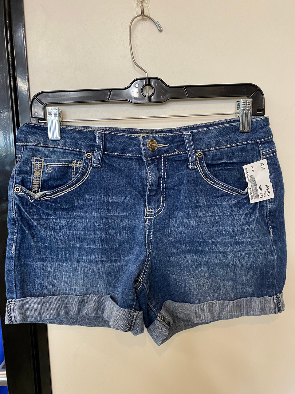 Blue Jean Earl Jeans Shorts Earl Jean Shorts Womens Medium Wash - Main Image